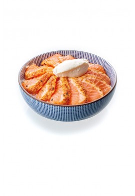 Chirashi tataki saumon