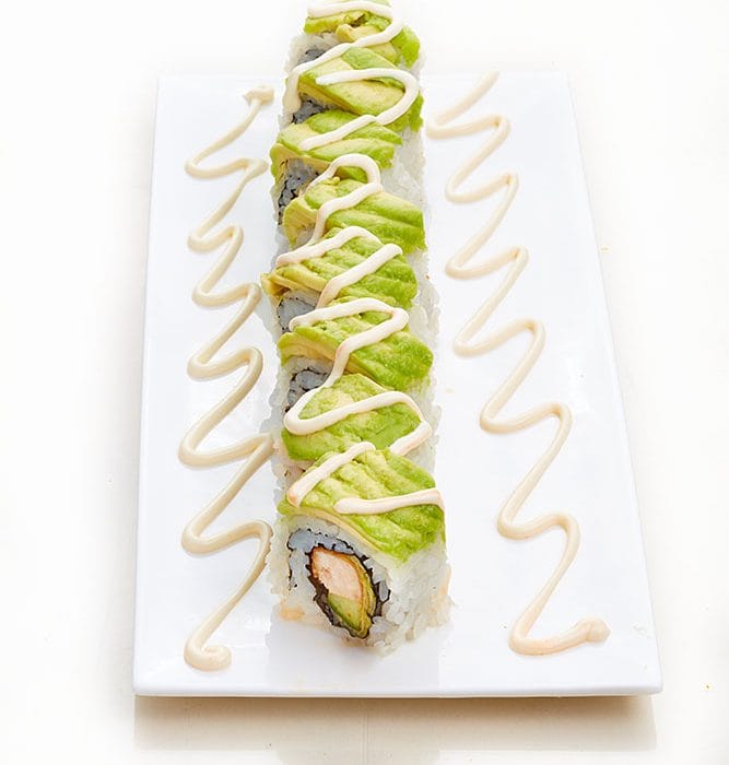 big roll chicken avocado