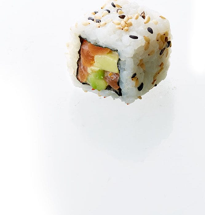 maki california tartare de saumon