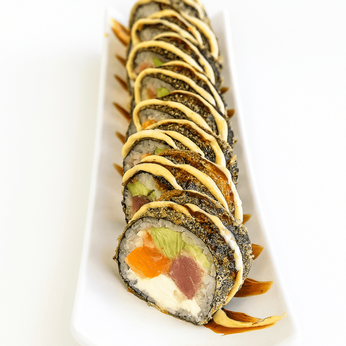 mix roll saumon thon